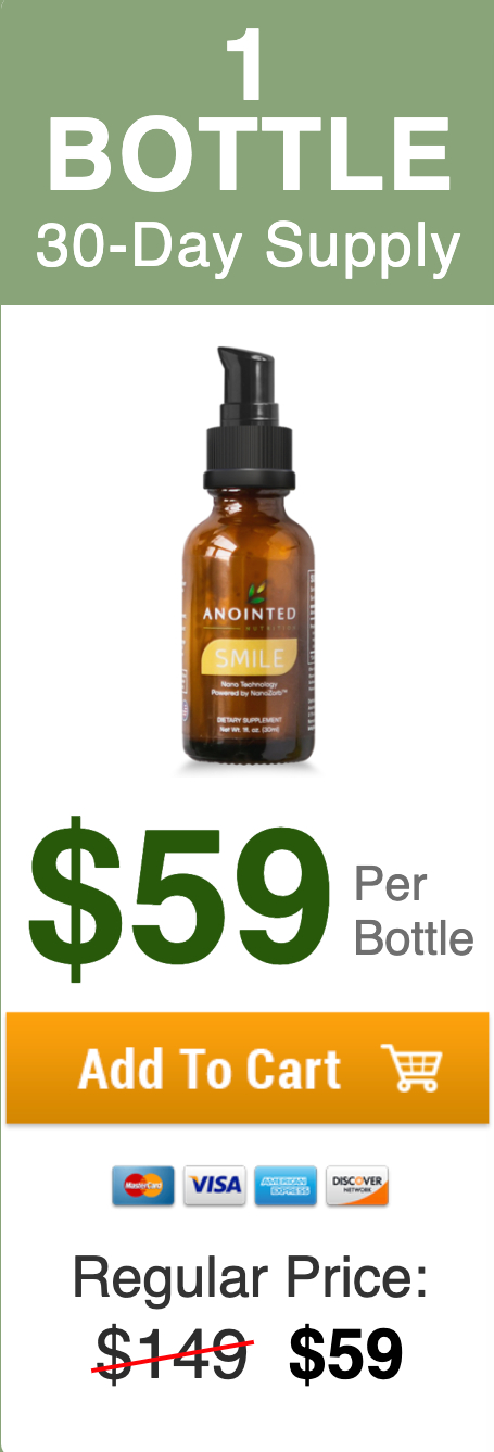 Anointed Nutrition Smile positive healthy mood supplement