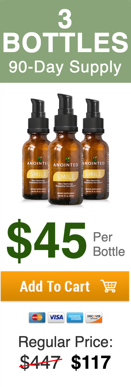 Anointed Nutrition Smile positive healthy mood supplement