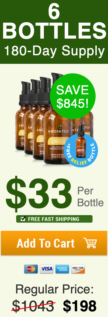 Anointed Nutrition Smile positive healthy mood supplement